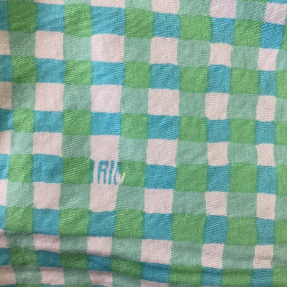 Gingham Lilly Pulitzer Skirt with Scalloped Hem - Picture 3 of 5